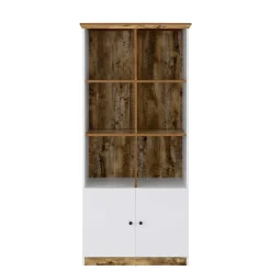 Wohnen Bücherregal in Holz verwittert Dekor - Heico