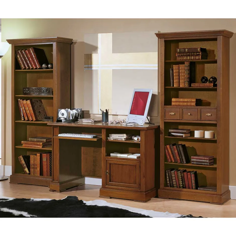 Bücherregal in Walnussfarben Antik - Istefanio^Wohnen Best