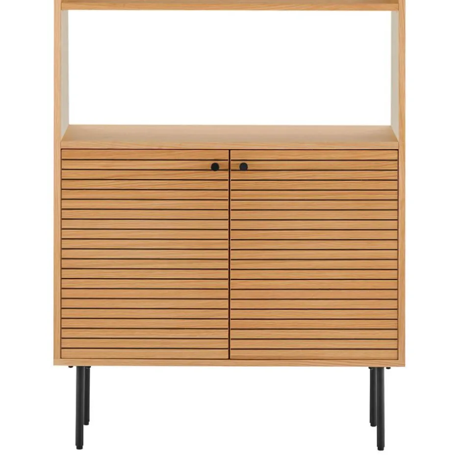 Wohnen Bücherregal mit Eiche Furnier - Virona