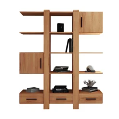 Wohnen Bücherregal Mosniak mit Schubladen und Türen