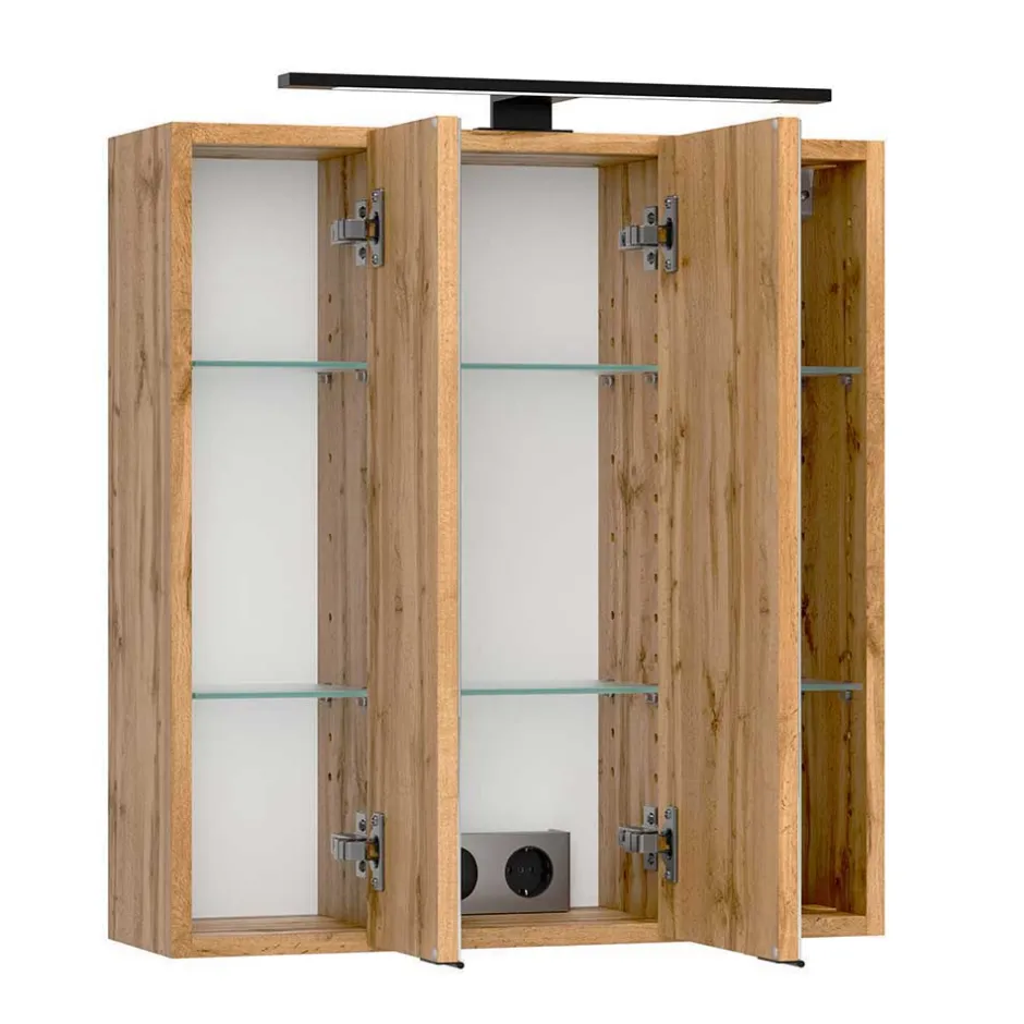 Beckenschrank & Spiegelschrank & Unterschrank - Crystoga (dreiteilig)^Wohnen Discount