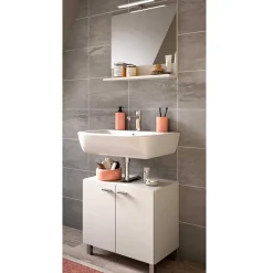 Wohnen Beckenunterschrank und Spiegel Set - Harmone (zweiteilig)