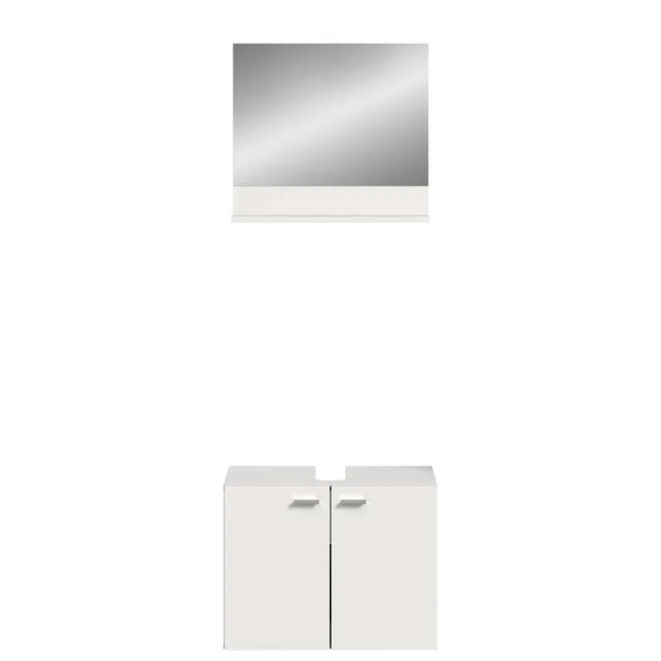 Wohnen Beckenunterschrank und Spiegel Set - Harmone (zweiteilig)