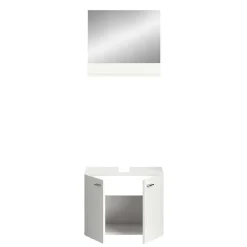 Wohnen Beckenunterschrank und Spiegel Set - Harmone (zweiteilig)