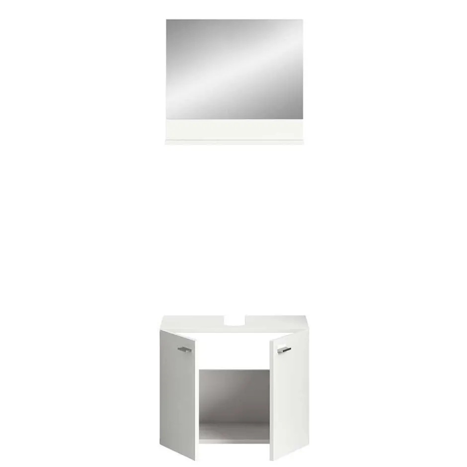 Wohnen Beckenunterschrank und Spiegel Set - Harmone (zweiteilig)
