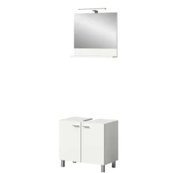 Wohnen Beckenunterschrank und Spiegel Set - Harmone (zweiteilig)