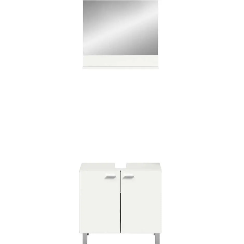 Wohnen Beckenunterschrank und Spiegel Set - Harmone (zweiteilig)