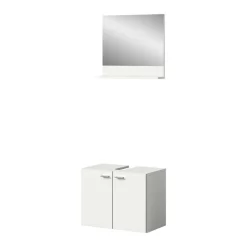 Wohnen Beckenunterschrank und Spiegel Set - Harmone (zweiteilig)