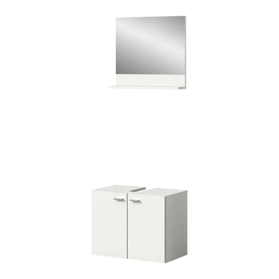 Wohnen Beckenunterschrank und Spiegel Set - Harmone (zweiteilig)