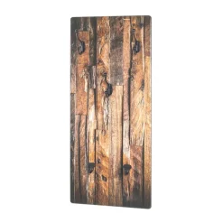 Bedruckte Garderobe im Vintage Holz Dekor - Cuyano^Wohnen Sale