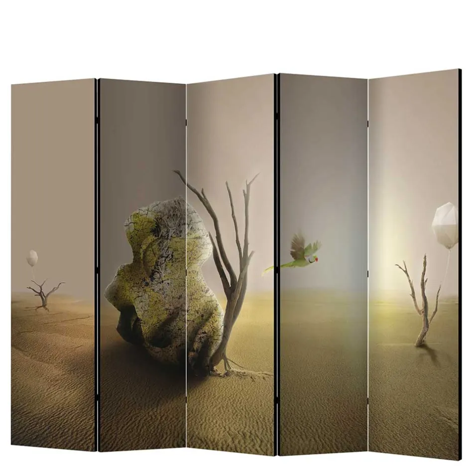 Wohnen Bedruckter Foto Paravent Fantasy Motiv - Jabota