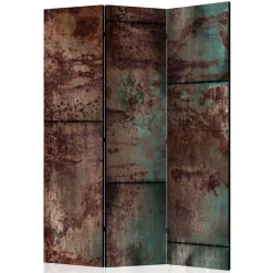 Bedruckter Paravent in Metallstruktur Optik - Save^Wohnen New