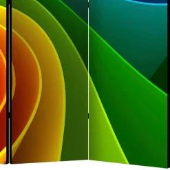 Bedruckter Paravent in Regenbogenfarben - Mapel^Wohnen Clearance