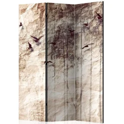 Bedruckter Paravent mit Vögel Bäume Motiv - Estoron^Wohnen Best