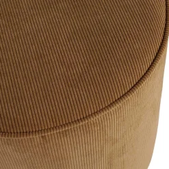 Wohnen Beistellhocker aus Cord in Honigfarben - Sumatra