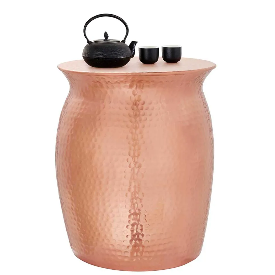 Wohnen Beistelltisch aus Aluminium in Kupfer - Backbeat