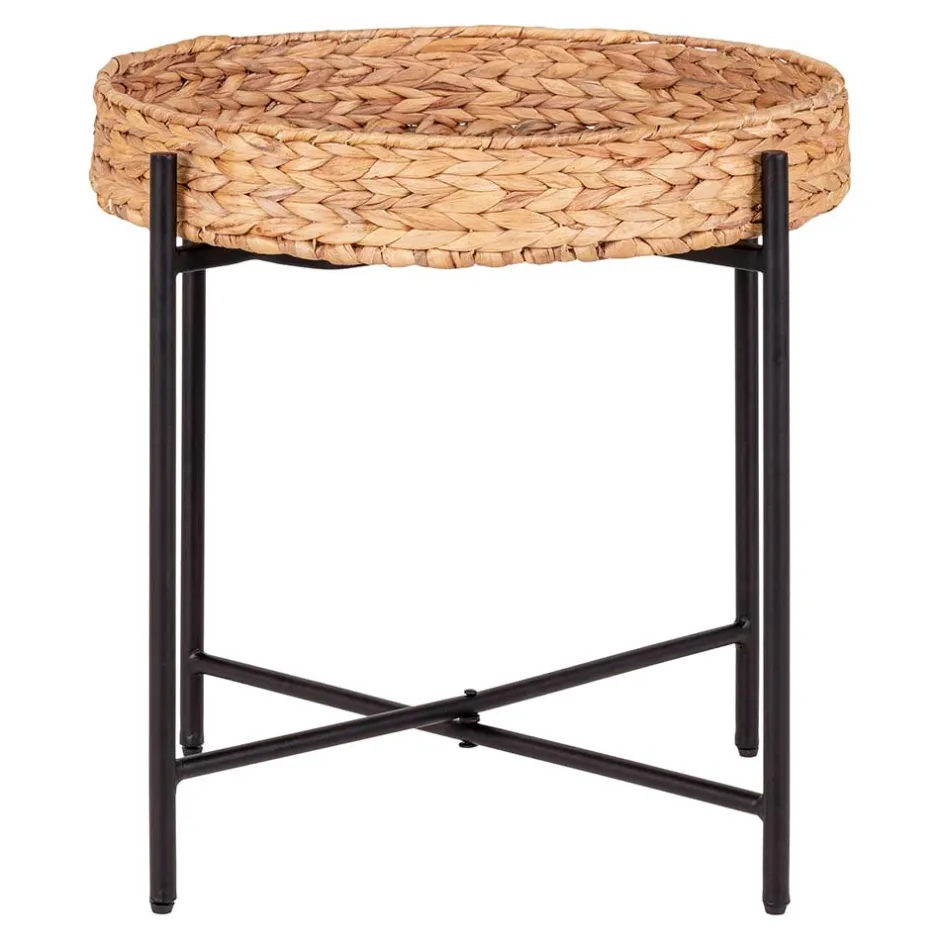 Wohnen Beistelltisch aus Geflecht Wasserhyazinthe - Ofmany