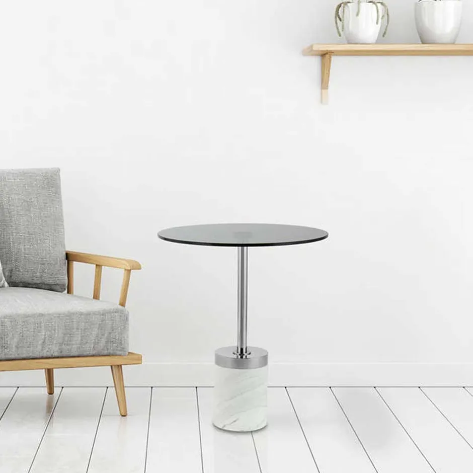 Beistelltisch aus Rauchglas - Lania^Wohnen Outlet