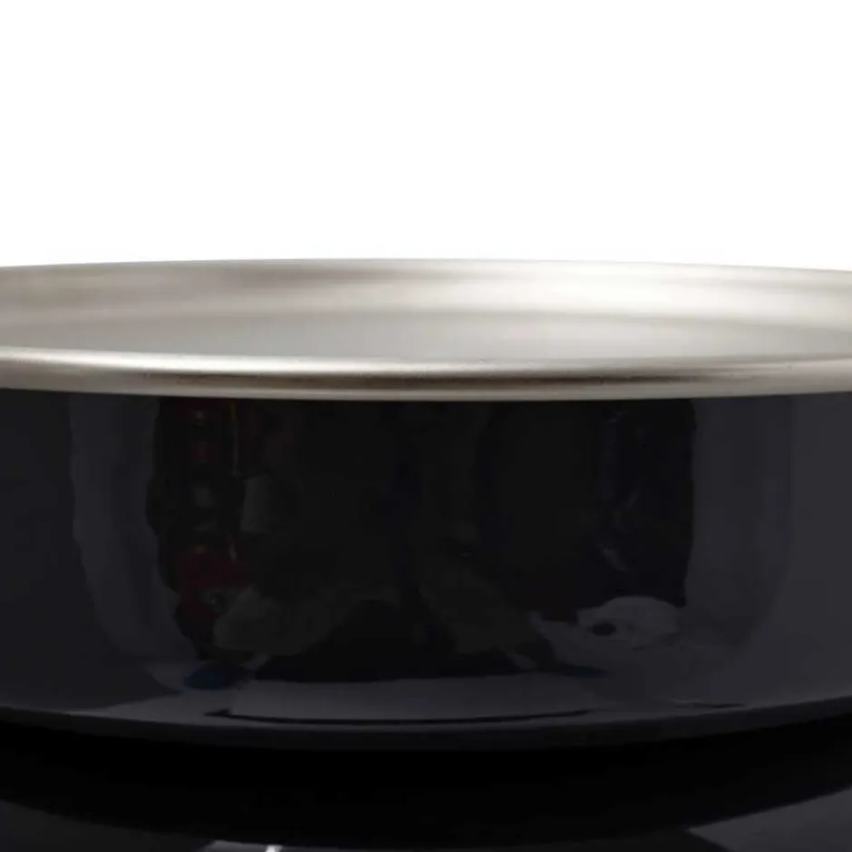 Wohnen Beistelltisch in Silber mit Anthrazit - Gulia