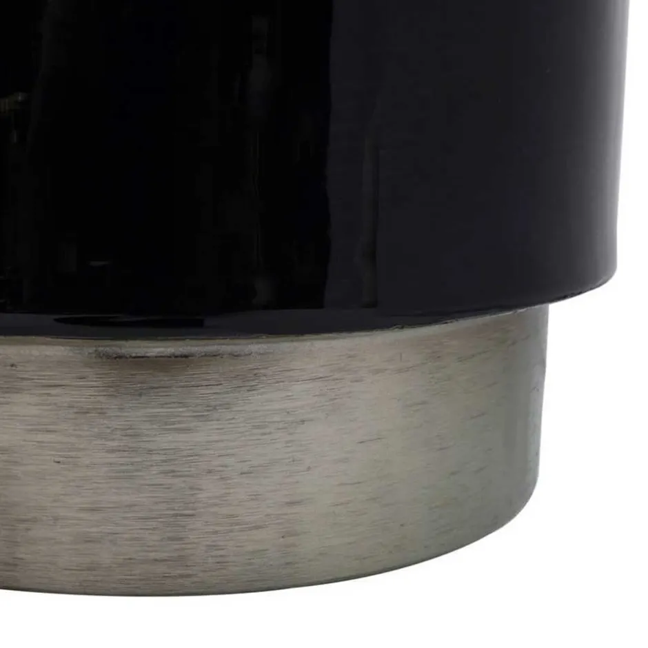 Wohnen Beistelltisch in Silber mit Anthrazit - Gulia