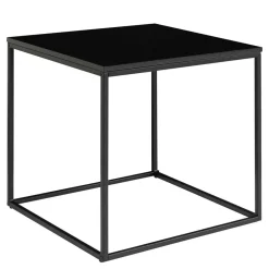 Beistelltisch mit Bügelgestell in Schwarz - Espnoz^Wohnen Outlet