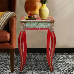 Wohnen Beistelltisch mit Schublade orientalisch - Camelon