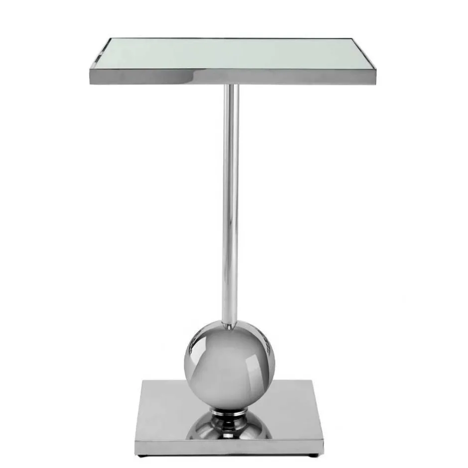 Beistelltisch mit Spiegelglas-Platte - Lusa^Wohnen Clearance