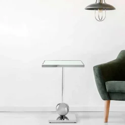 Beistelltisch mit Spiegelglas-Platte - Lusa^Wohnen Clearance