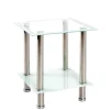 Beistelltisch mit zwei Glasplatten 40x46x40 cm - Ubinus^Wohnen Online