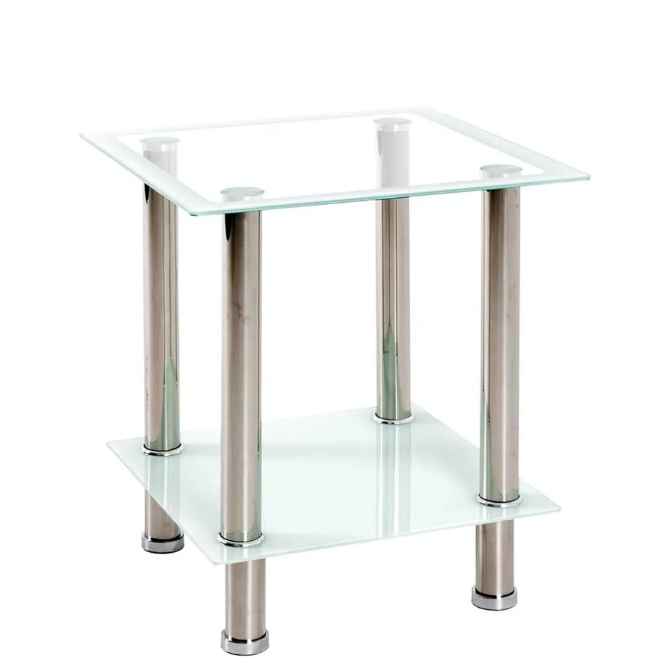 Beistelltisch mit zwei Glasplatten 40x46x40 cm - Ubinus^Wohnen Online