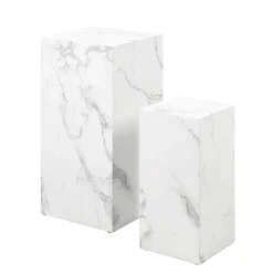 Beistelltisch Set in Marmor Optik - Buryas (zweiteilig)^Wohnen Hot