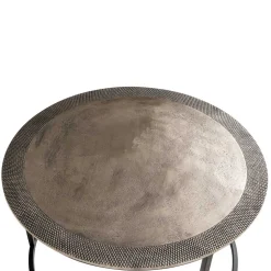 Wohnen Beistelltische in Nickel Antik - Robot (zweiteilig)