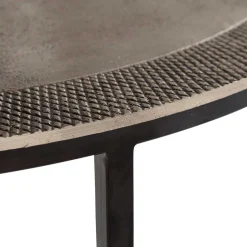 Wohnen Beistelltische in Nickel Antik - Robot (zweiteilig)