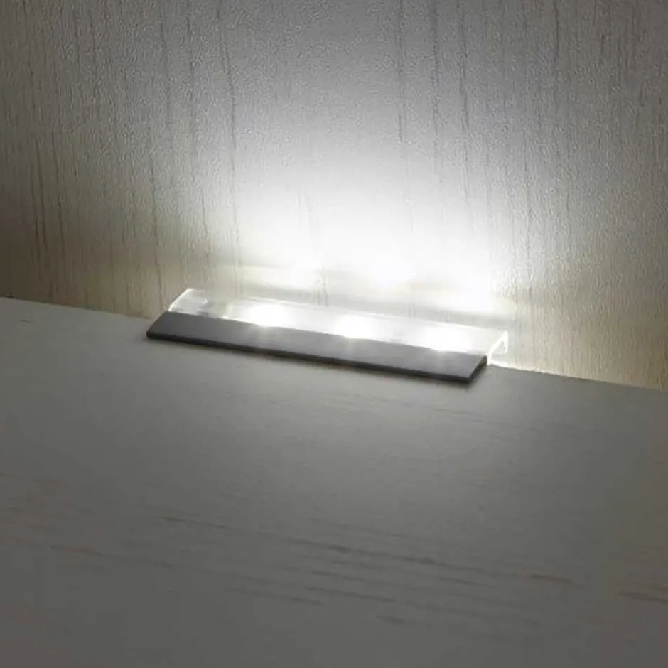 Wohnen Beleuchtete Wohnwand Chelles im weißem Landhausstil (vierteilig)