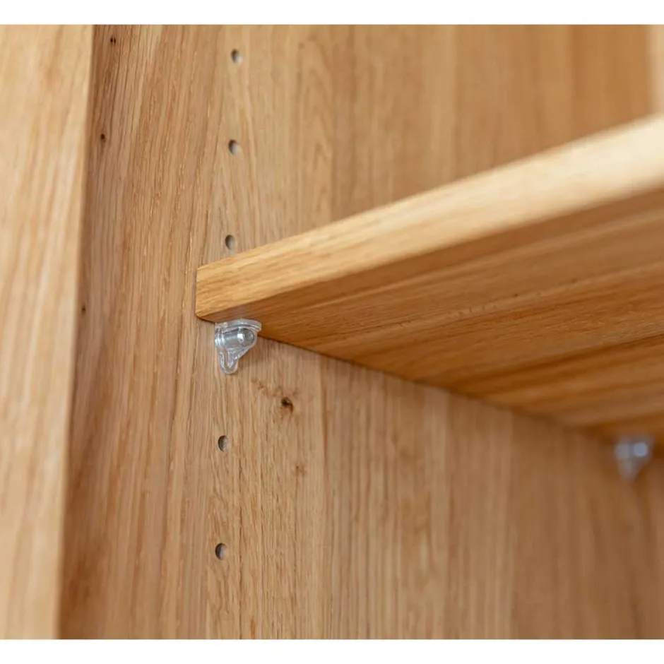 Wohnen Beleuchteter Vitrinenschrank 2-türig - Cocondar