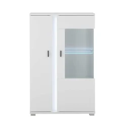 Beleuchteter Vitrinenschrank 125 cm hoch - Tirol^Wohnen New