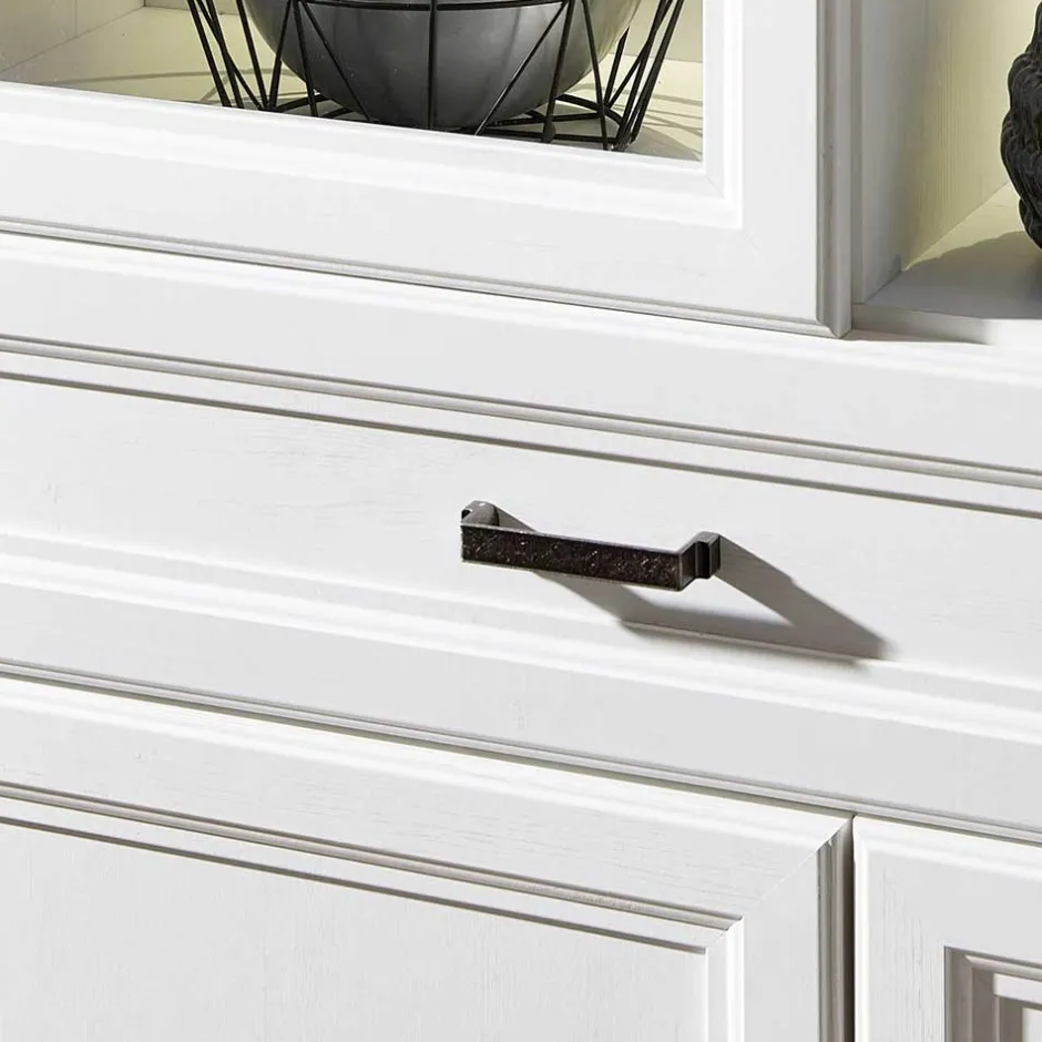 Wohnen Beleuchteter Vitrinenschrank im Country Style - Sinolita