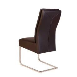 Bequemer Polsterstuhl in Braun - Rick (2er Set)^Wohnen Hot