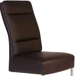 Bequemer Polsterstuhl in Braun - Rick (2er Set)^Wohnen Hot