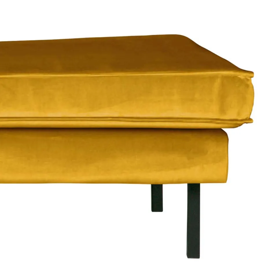 Bequemes Daybed mit Samt Nustra in Gelb^Wohnen Clearance