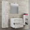 Betonoptik Badezimmermöbel Set - Salvadore (vierteilig)^Wohnen Clearance