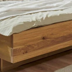 Wohnen Bett & Nachtkommoden Kombi - Silberto (dreiteilig)