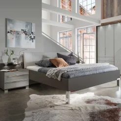 Bett & Nachtkommoden Set - Ocavado (dreiteilig)^Wohnen