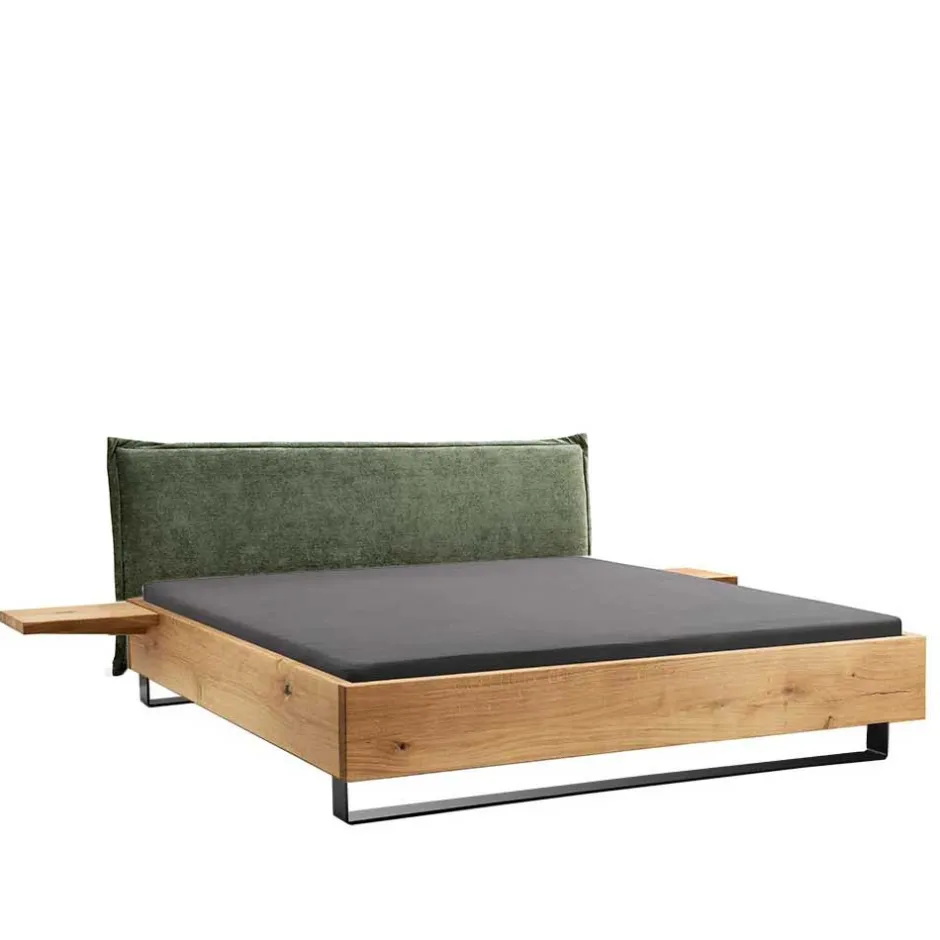 Wohnen Bett - schwebende Optik mit Ablagen - Bolizia (dreiteilig)