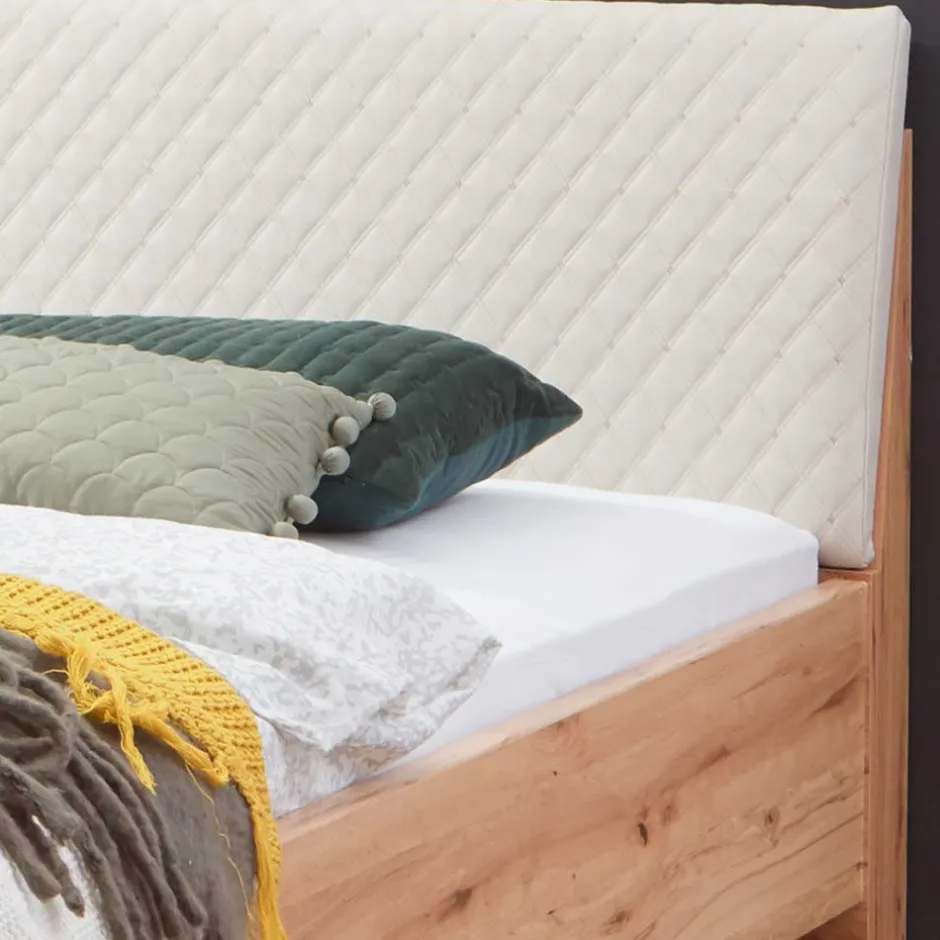 Bett Anlage in Kernbuche & Beige - Krofun I (dreiteilig)^Wohnen New