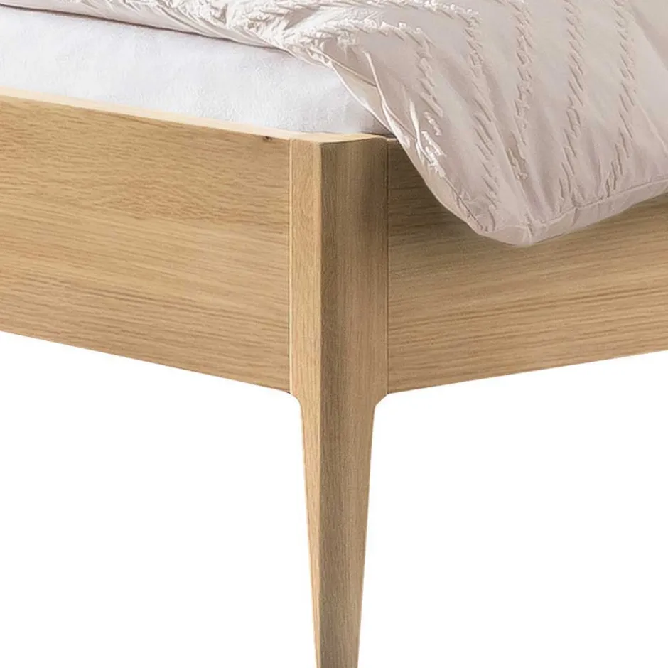 Bett aus Eiche Massivholz Hell - Croatia^Wohnen Clearance