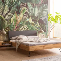 Bett aus Massivholz Wildbuche geölt - Francais^Wohnen New