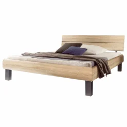 Bett Fulia mit geteiltem Kopfteil^Wohnen Discount