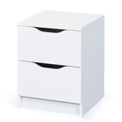 Wohnen Bett Kommode Danjala in Weiß