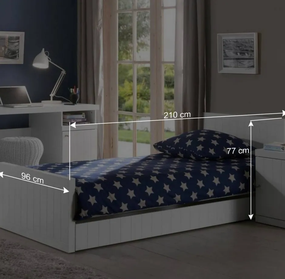 Kinder Wohnen Bett Maggy für Jugendzimmer